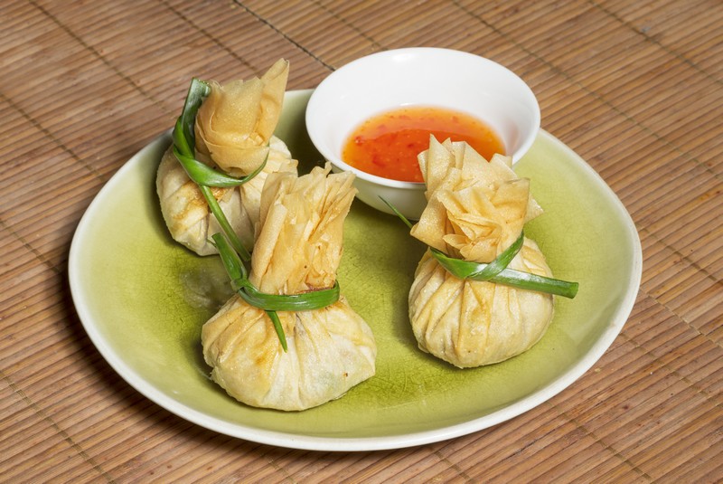 Thai food, Money Bags